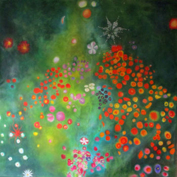 Malerei mit dem Titel "cosmos" von Stellarue, Original-Kunstwerk, Acryl