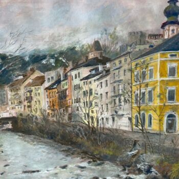 Pintura titulada "Bruneck" por Stephan Praus, Obra de arte original, Acrílico