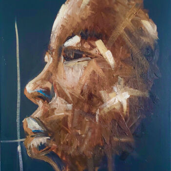 Картина под названием "Untitled" - Stephen Aifegha, Подлинное произведение искусства, Акрил