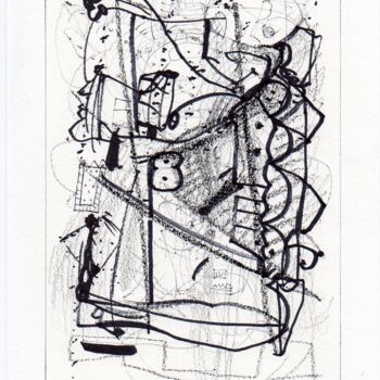 Drawing titled "Untitled No.6" by Stephen Lucas, Original Artwork, Ink