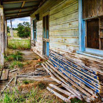 Photography titled "Crookwell Cottage" by Stuart Row, Original Artwork, Digital Photography