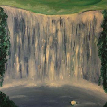 Pintura intitulada "Waterfalls" por Equilibrium Art, Obras de arte originais, Óleo