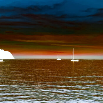 Fotografía titulada "Dawnscape at Kohkood" por Sumit Ratta, Obra de arte original, Fotografía manipulada