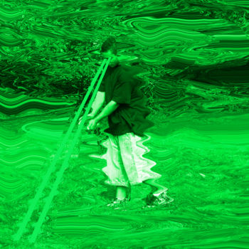 Digital Arts titled "searchingthegreen.j…" by Susan Williams, Original Artwork, Digital Painting