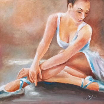 Pintura titulada "Ballet dancer 61" por Susana Zarate, Obra de arte original, Oleo