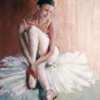「Ballerina II」というタイトルの絵画 Svetlana Samovarova (SA.LANA)によって, オリジナルのアートワーク, オイル