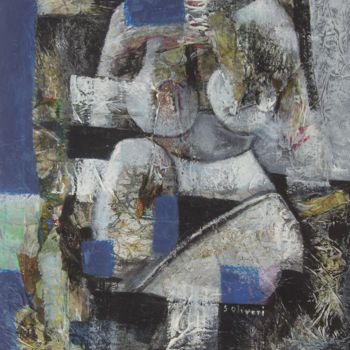 Painting titled "Cubisme au féminin" by Sylvie Oliveri, Original Artwork, Acrylic