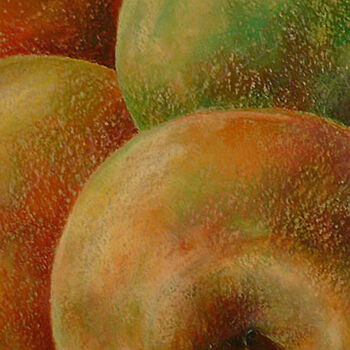 "Pommes" başlıklı Tablo Sylvia Baldeva tarafından, Orijinal sanat, Pastel