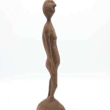Escultura intitulada "Wenge" por Sylvia Gnatz, Obras de arte originais, Madeira