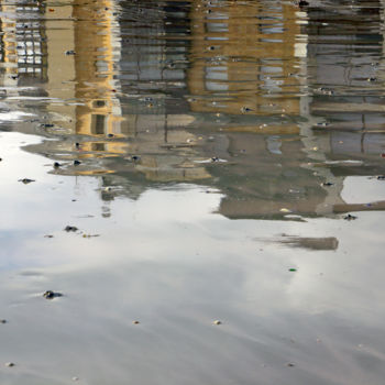 Photographie intitulée "Reflet à marée basse" par Sylvie Dessert (Syl), Œuvre d'art originale, Photographie non manipulée