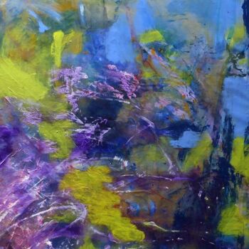 Pintura titulada ""Movere, turbulence…" por Sylvie Touzery, Obra de arte original, Acrílico