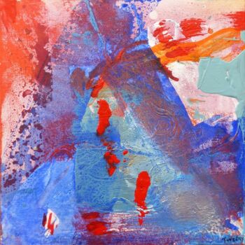 Painting titled ""Wave" n°4" by Sylvie Touzery, Original Artwork, Acrylic