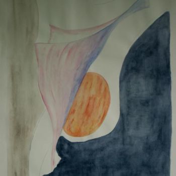 Pittura intitolato "Envol" da Sylvie Prette, Opera d'arte originale, Acquarello