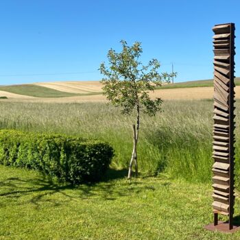 Sculpture titled "NARUTO" by Sylvio Eisl, Original Artwork, Wood