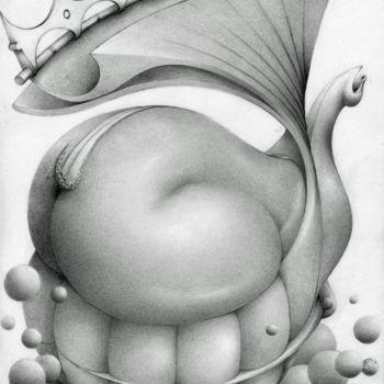 제목이 "T pot"인 그림 Symona Colina로, 원작, 흑연