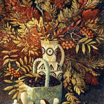 Картина под названием "Осенний натюрморт" - Syrov, Подлинное произведение искусства
