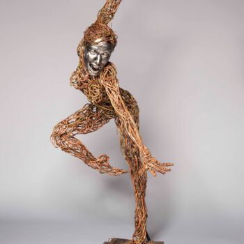 Sculpture titled "AUDREY" by Sz/Stéphanezbylut, Original Artwork, Metals