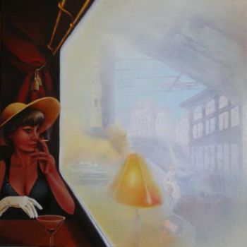 Painting titled "Triptych of Transpo…" by Valérie Voinchet, Original Artwork