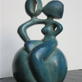 Скульптура под названием "Oublis." - Georges Tag, Подлинное произведение искусства, Бронза