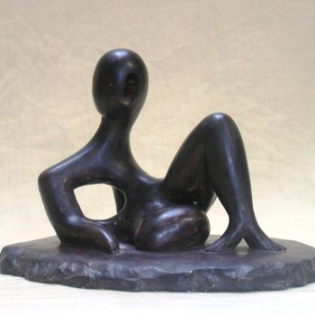 Скульптура под названием "Sirène." - Georges Tag, Подлинное произведение искусства, Другой
