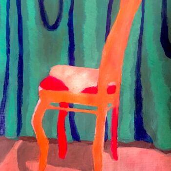 Schilderij getiteld "სკამი" door Tair Tabiyev, Origineel Kunstwerk, Acryl