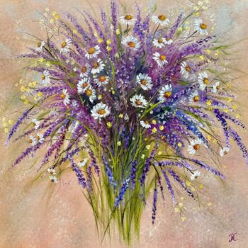 Malerei mit dem Titel "Poetry in Lavender…" von Tanja Frost, Original-Kunstwerk, Öl