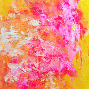 Peinture intitulée "Dancer in pink dress" par Tatyana Mustafina (MUSTA), Œuvre d'art originale, Acrylique