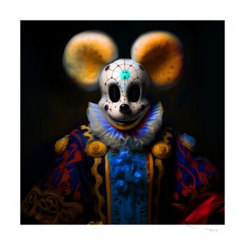 Estampas & grabados titulada "Tehos - The mouse p…" por Tehos, Obra de arte original, Fotografía manipulada