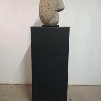 Sculpture titled "Los horizontes" by Teófilo Reyes, Original Artwork, Stone