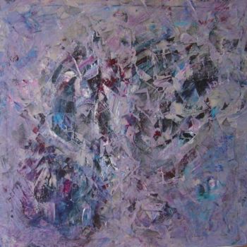 Painting titled "Crystals of the Mind" by Teresa Rebelo, Original Artwork