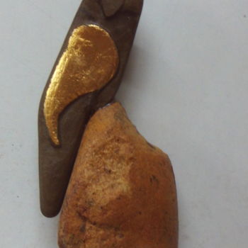 Escultura titulada "Perruche" por Jean-Pierre Thaurenne, Obra de arte original, Piedra