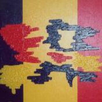 Painting titled "Exit Belgium" by Jan Theuninck, Original Artwork