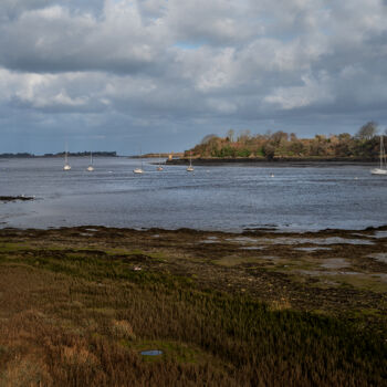 Photography titled "Baie de Morlaix ver…" by Thierry Martin, Original Artwork, Digital Photography