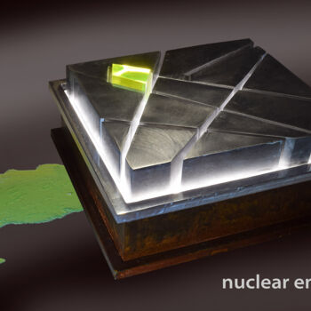Скульптура под названием "nuclear energy" - Thierry Palaz, Подлинное произведение искусства, Металлы