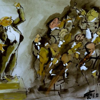 Dibujo titulada "Etude 16-87.jpg" por Thierry Faure, Obra de arte original, Otro