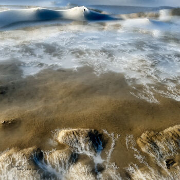 Fotografía titulada "Eisvulkan" por Thomas Hartstang, Obra de arte original, Fotografía digital