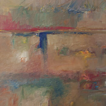 Painting titled "High And Dry" by Thomas Hjelm, Original Artwork, Oil Mounted on Wood Stretcher frame