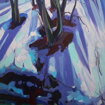 Painting titled "Winter mood_3" by Tigran Avetyan, Original Artwork, Oil