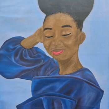 Pintura titulada "Resilient Reflectio…" por Timothy Olaniyi, Obra de arte original, Acrílico