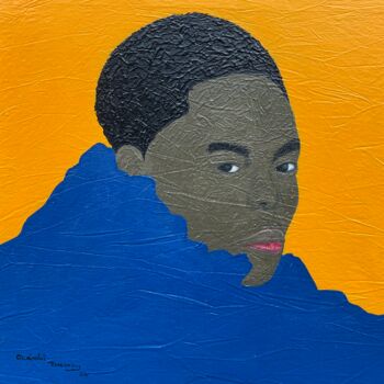 Ζωγραφική με τίτλο "Mind Emancipation" από Timothy Olaniyi, Αυθεντικά έργα τέχνης, Ακρυλικό