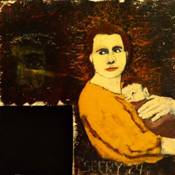 Картина под названием "The Story" - Timothy Seery, Подлинное произведение искусства, Акрил Установлен на Деревянная панель