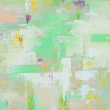 Ζωγραφική με τίτλο "Abstract Painting D…" από Tina Zhou, Αυθεντικά έργα τέχνης, Ακρυλικό