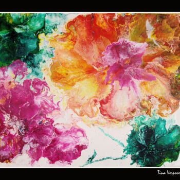 Painting titled "Floralies.jpg" by Tina Verpoorten, Original Artwork, Acrylic