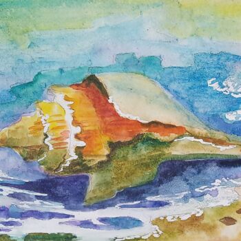 「Дары моря」というタイトルの絵画 Irina Tischenkoによって, オリジナルのアートワーク, 水彩画