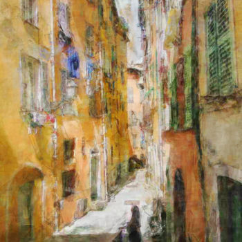 Peinture intitulée "Menton" par Joost Hogervorst, Œuvre d'art originale