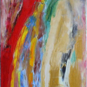 Painting titled "Rasta" by Martine Villani, Original Artwork