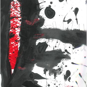 Painting titled "HARGH 2" by Tomasz Czermiński, Original Artwork, Pigments