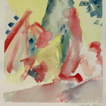 Painting titled "Untitled 02" by Tomoko Sawada, Original Artwork, Watercolor