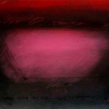 Картина под названием "FLOATING SOUL" - Tom Sipas, Подлинное произведение искусства, Масло