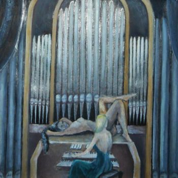 Картина под названием "At the heaven's gat…" - Tom Vincenec, Подлинное произведение искусства, Акрил